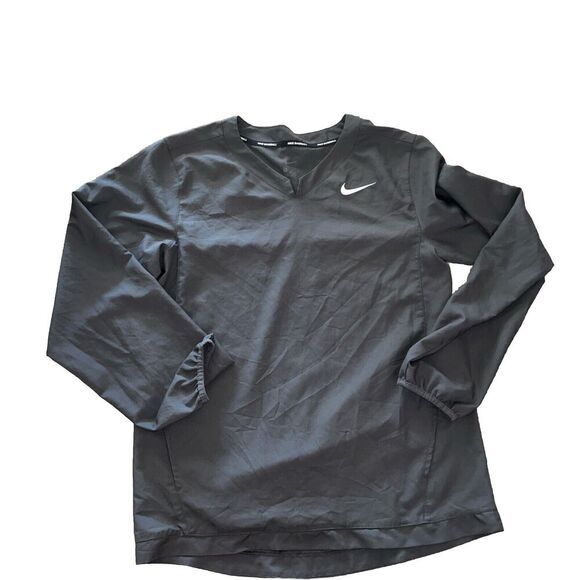 Nike Other - Nike Baseball Jacket Men S Gray Batting Practice Warm Up Pullover Windbreaker